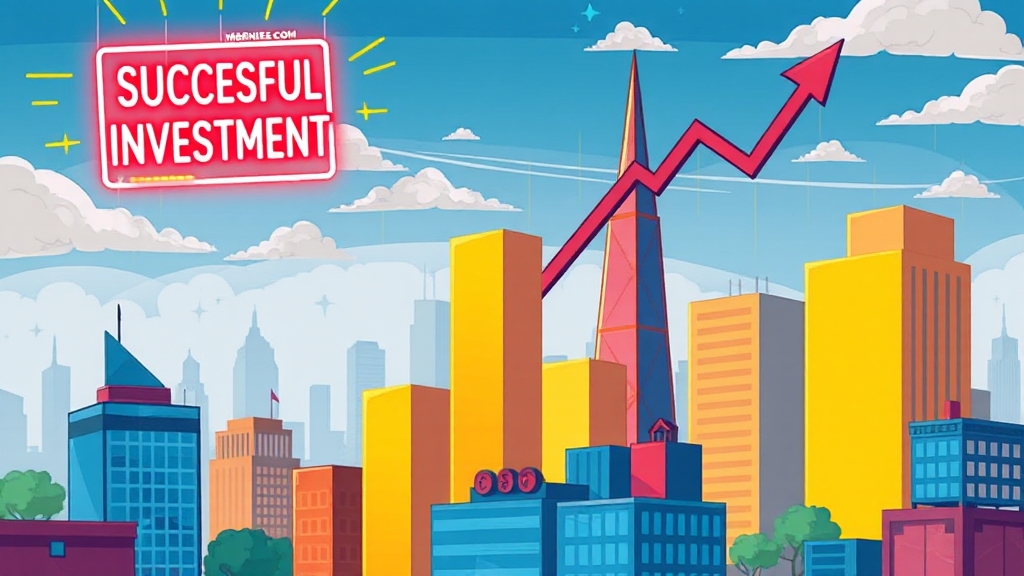 성공적인 투자를 향해! (cartoon 스타일)