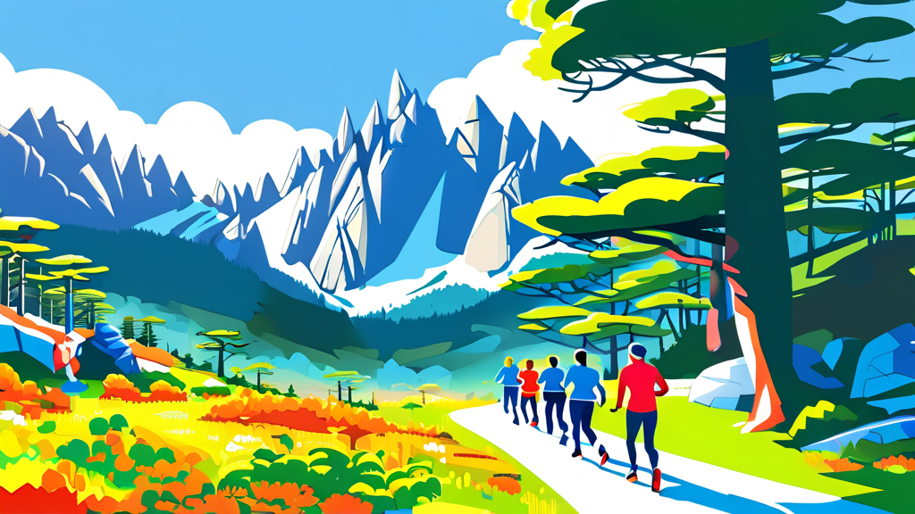 설악면 건강걷기 대회 코스 완벽 분석 (cartoon 스타일)