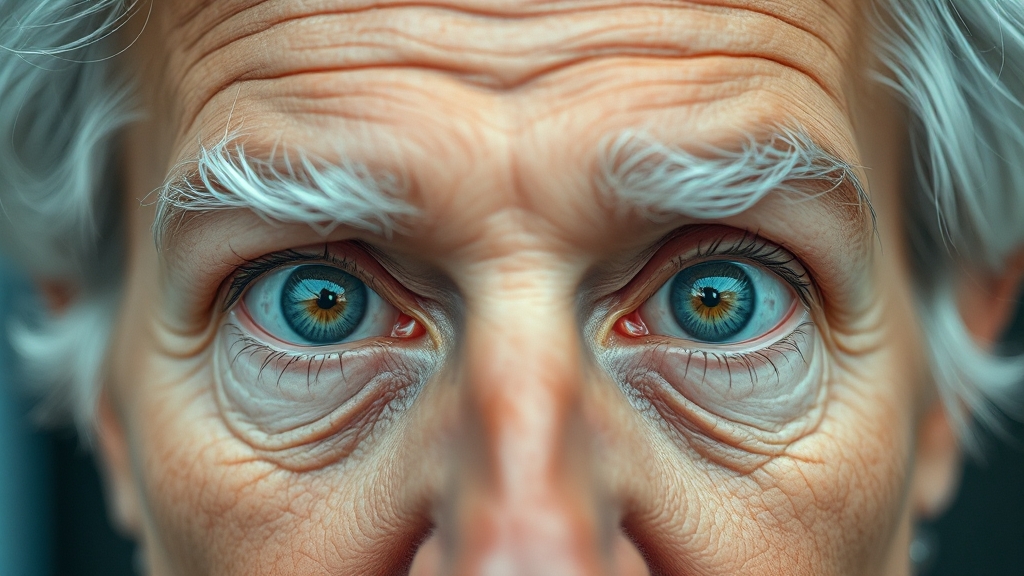 황반변성 관련 궁금증 해결 (realistic 스타일)