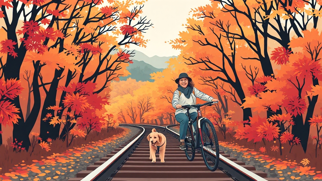 레일바이크, 어디에 있나? (illustration 스타일)