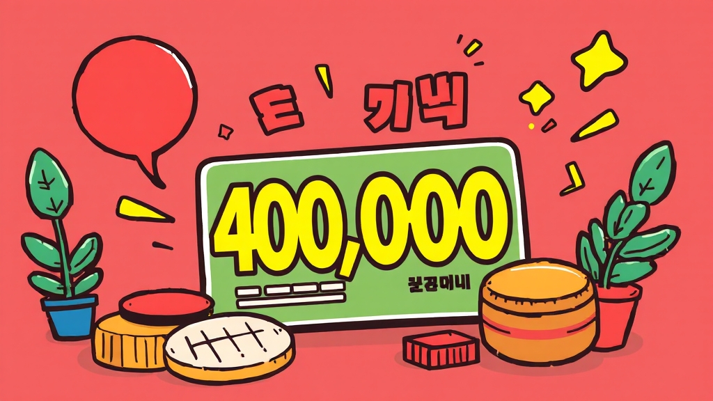 할인 적용 조건 및 실적 제외 항목 (cartoon 스타일)