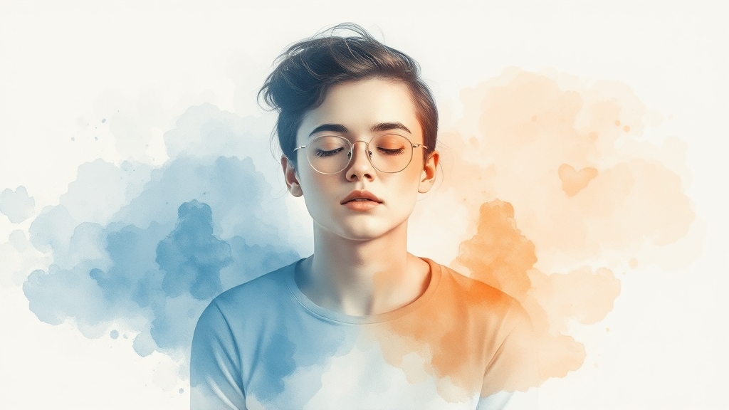 번아웃, 무엇일까요? (watercolor 스타일)