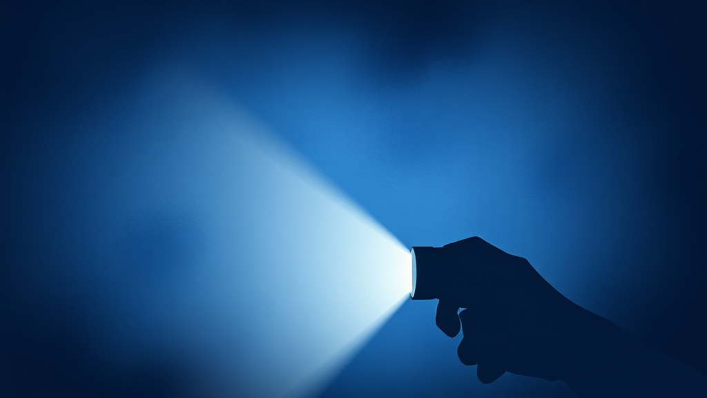 화면 끄고 손전등 켜는 방법 (watercolor 스타일)