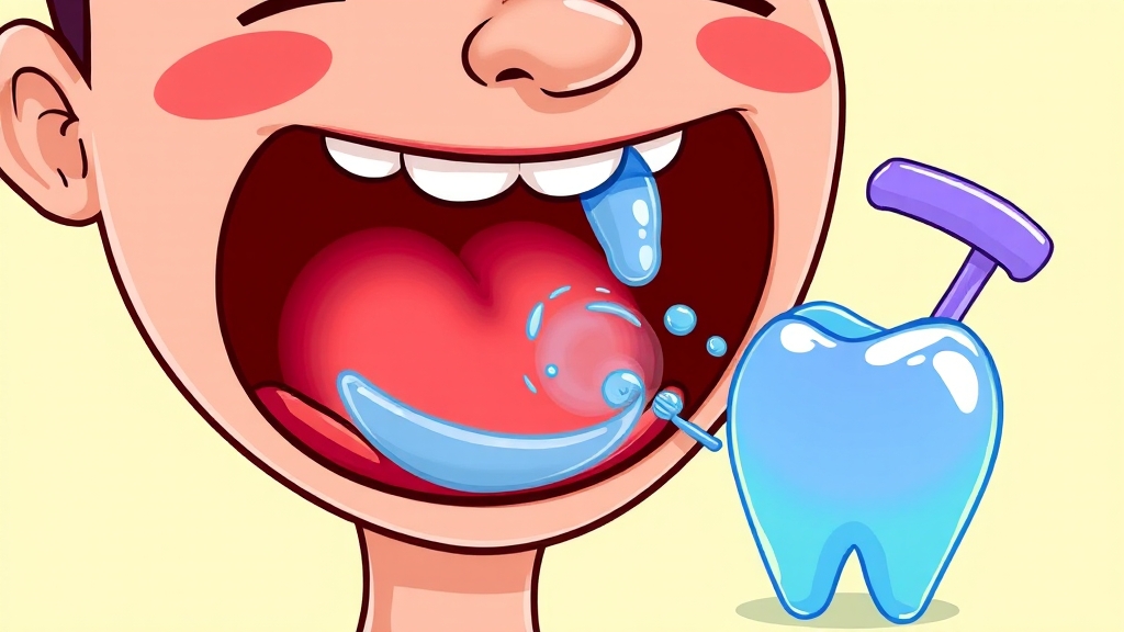 잇몸 통증, 응급처치 A to Z (cartoon 스타일)