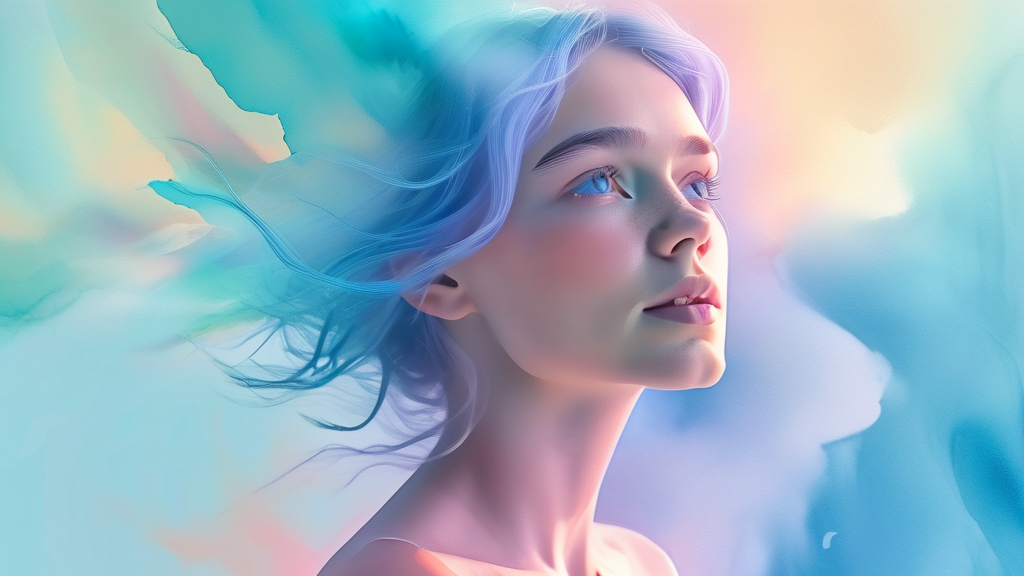 대출 실행 시간 및 자금 활용 범위 (watercolor 스타일)