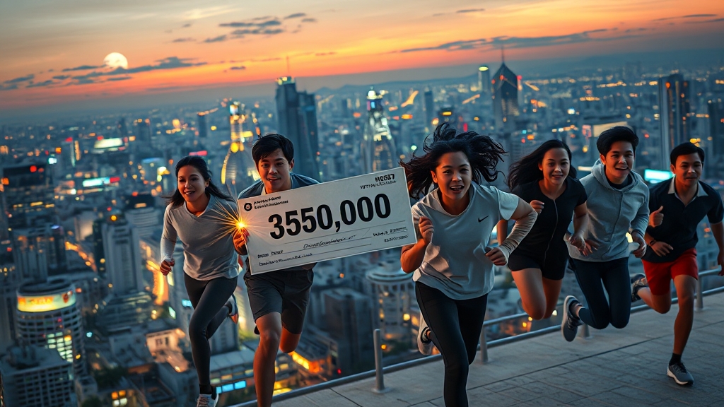 꿈을 향한 도전을 응원합니다! (realistic 스타일)