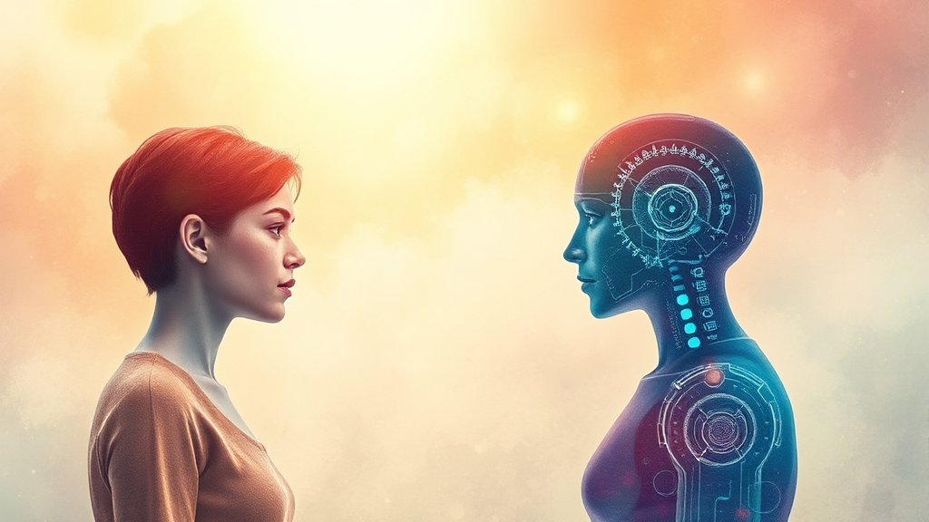 AI 시대, 사라지지 않을 직업 조건 (watercolor 스타일)