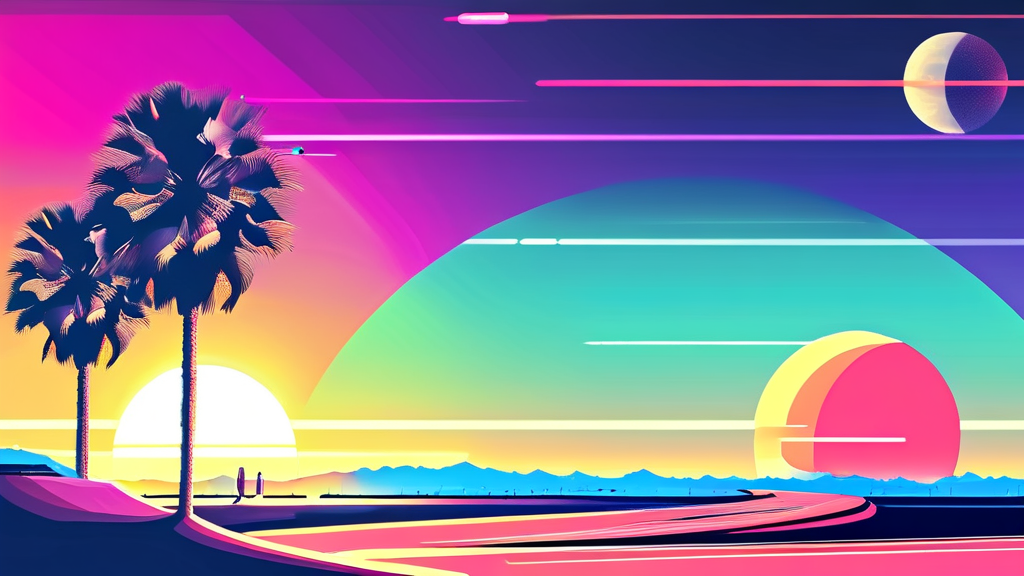 문화와 기술: 새로운 시도와 미래 전망 (illustration 스타일)