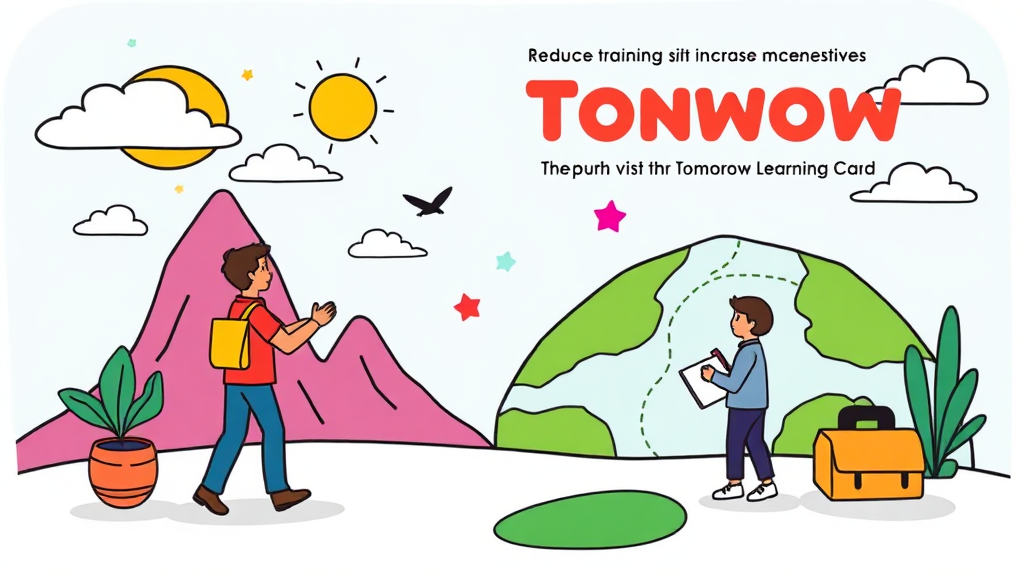 훈련비 지원 확대: 자부담 상한제와 훈련장려금 인상 (cartoon 스타일)