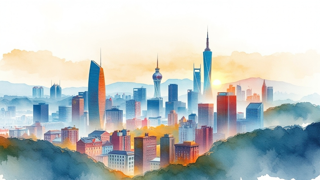 현대 예보 vs 조각상, 무엇이 다를까? (watercolor 스타일)