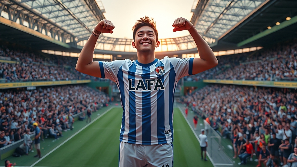 손흥민 이적 및 LA FC 현황 (realistic 스타일)