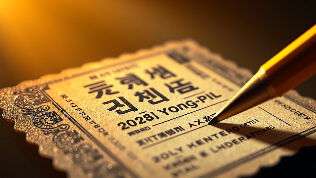 티켓팅 준비: 방법 및 전략 (realistic 스타일)