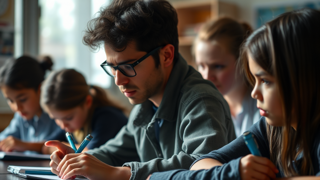 수험생 및 학부모 반응 (realistic 스타일)