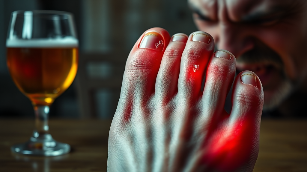 통풍이란 무엇일까요? (realistic 스타일)