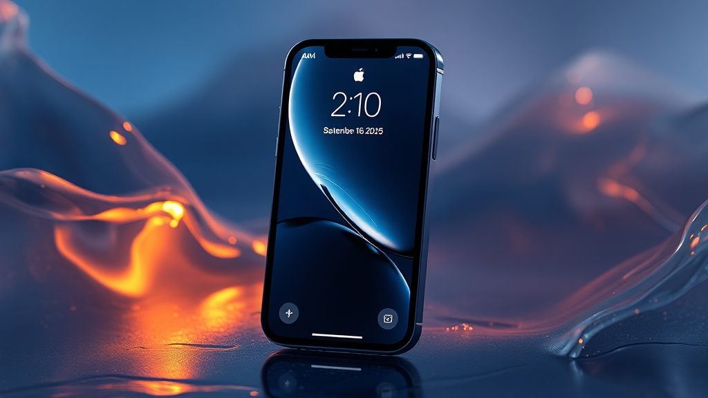 iOS 26 출시 정보 (illustration 스타일)