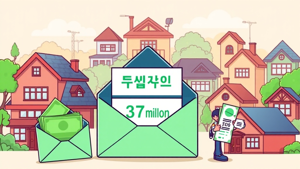 환급액, 얼마나 받을까? (cartoon 스타일)