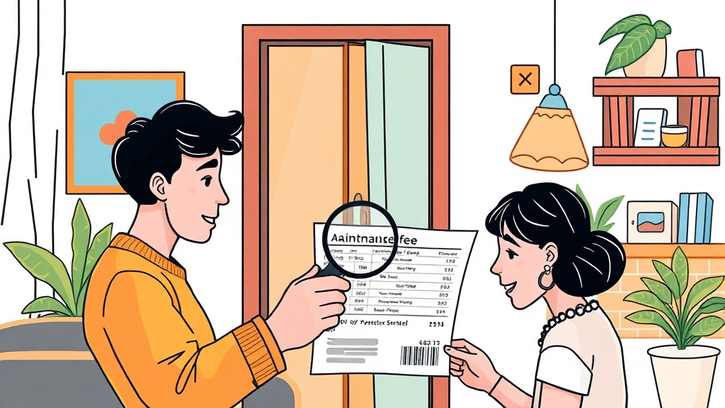 관리비 고지서, 왜 봐야 할까? (illustration 스타일)