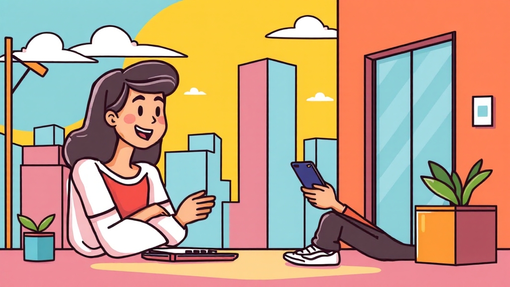 5G LTE 통합 요금제란? (cartoon 스타일)