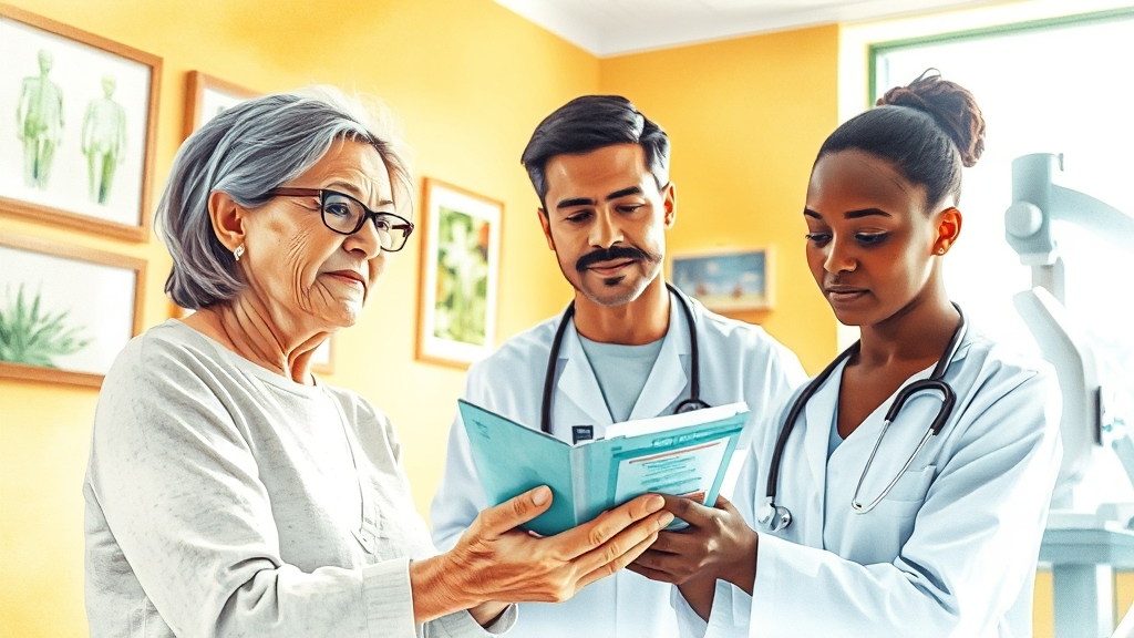 복용 전 필수 확인사항 (watercolor 스타일)