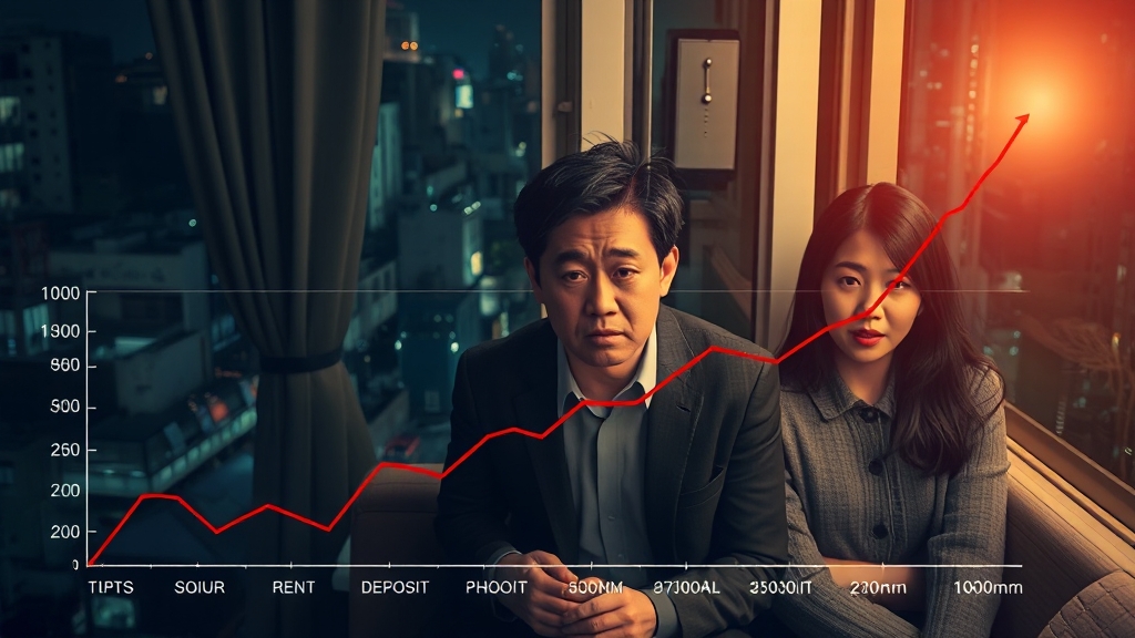 서울 전월세, 얼마나 올랐나? (realistic 스타일)