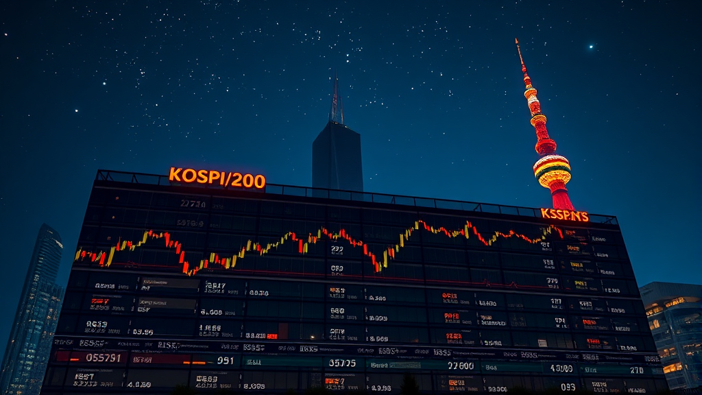 야간선물 거래 시간과 실시간 지수 확인 방법 (realistic 스타일)