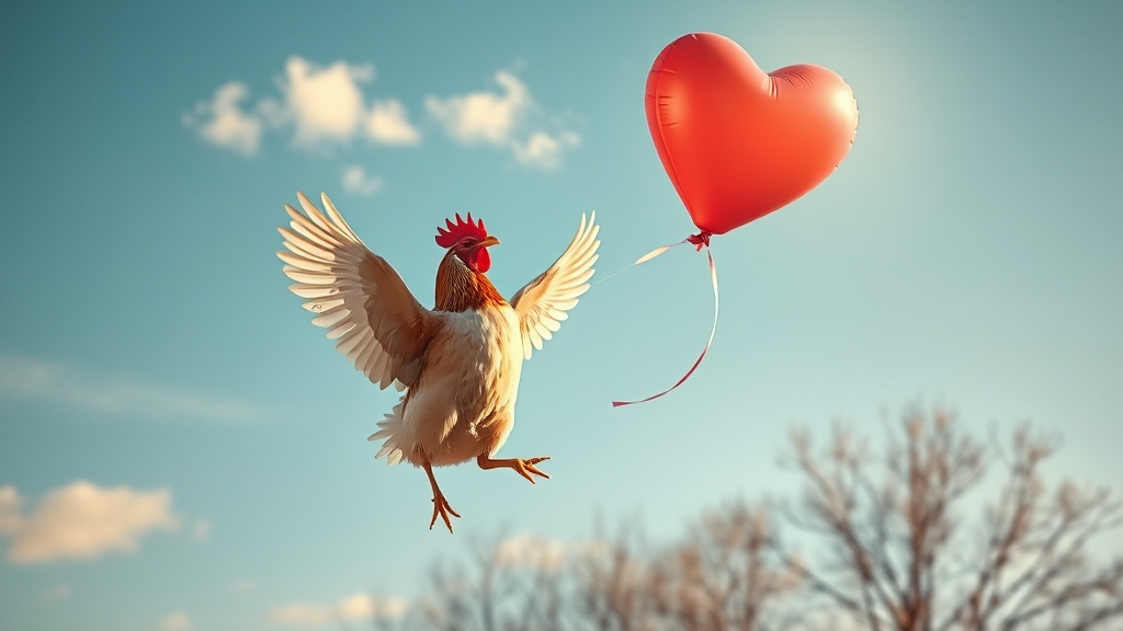 2026년 닭띠 애정운 (realistic 스타일)