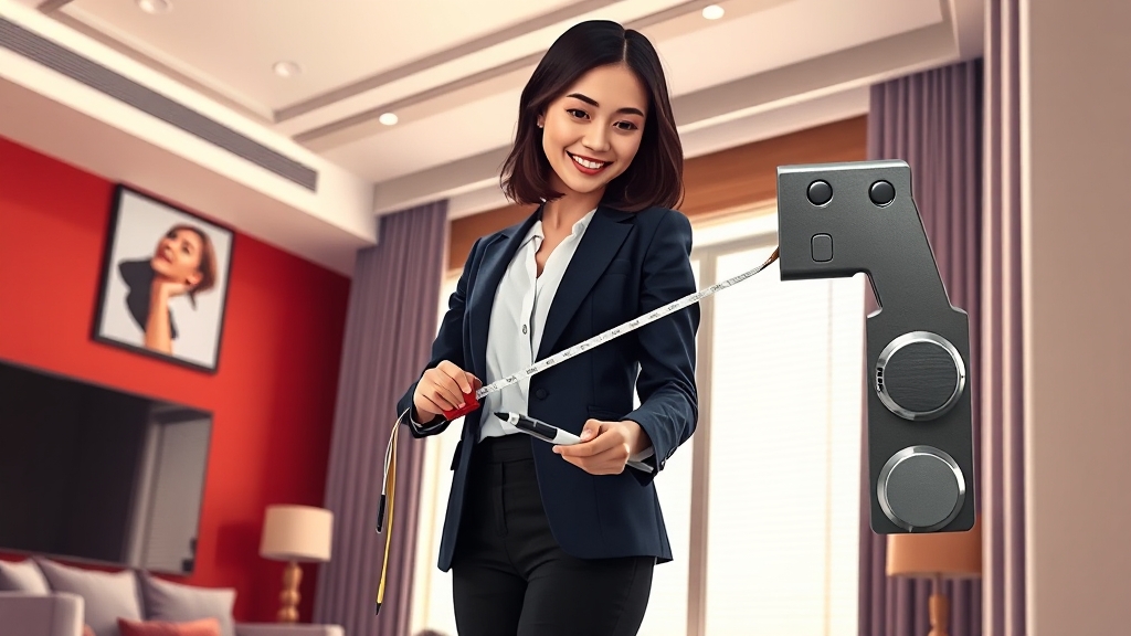 블라인드 실측, 왜 중요할까요? (illustration 스타일)