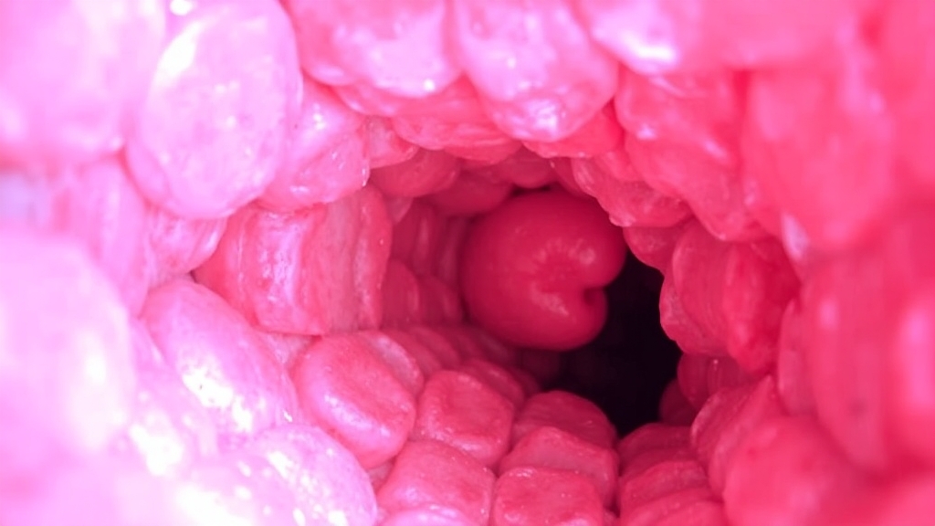 대장 용종 종류와 특징 (watercolor 스타일)