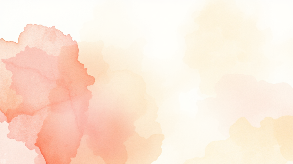 치료 시 고려사항 & 관리 (watercolor 스타일)