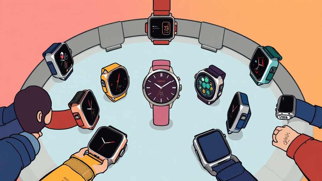 경쟁 제품 비교 (cartoon 스타일)