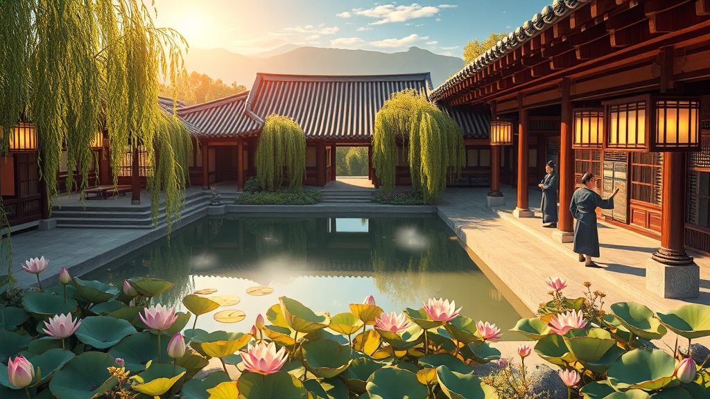 청와대, 주요 공간은 어디일까요? (illustration 스타일)