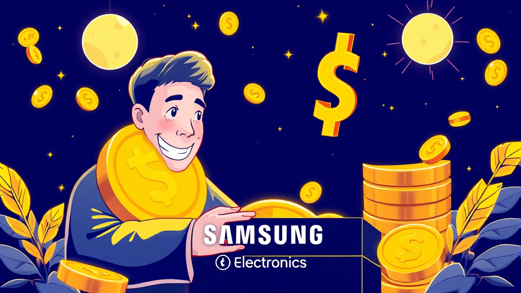 배당소득 분리과세 혜택 (illustration 스타일)