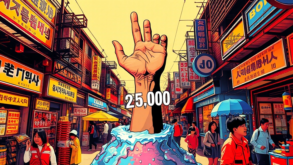 민생회복지원금, 왜 필요할까요? (popart 스타일)