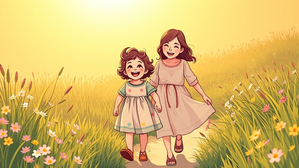 결론: 행복한 육아 (illustration 스타일)