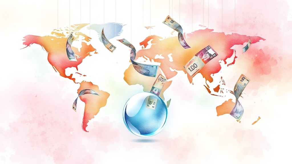 토스카드 외화 통장, 어떤 혜택이 있을까요? (watercolor 스타일)