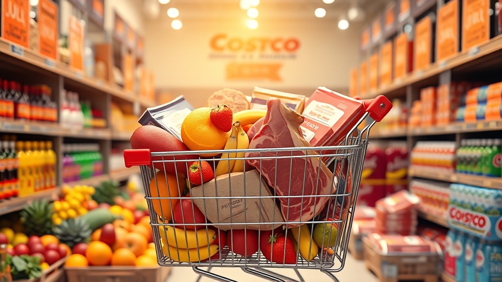 코스트코 7월 식품 할인 (realistic 스타일)