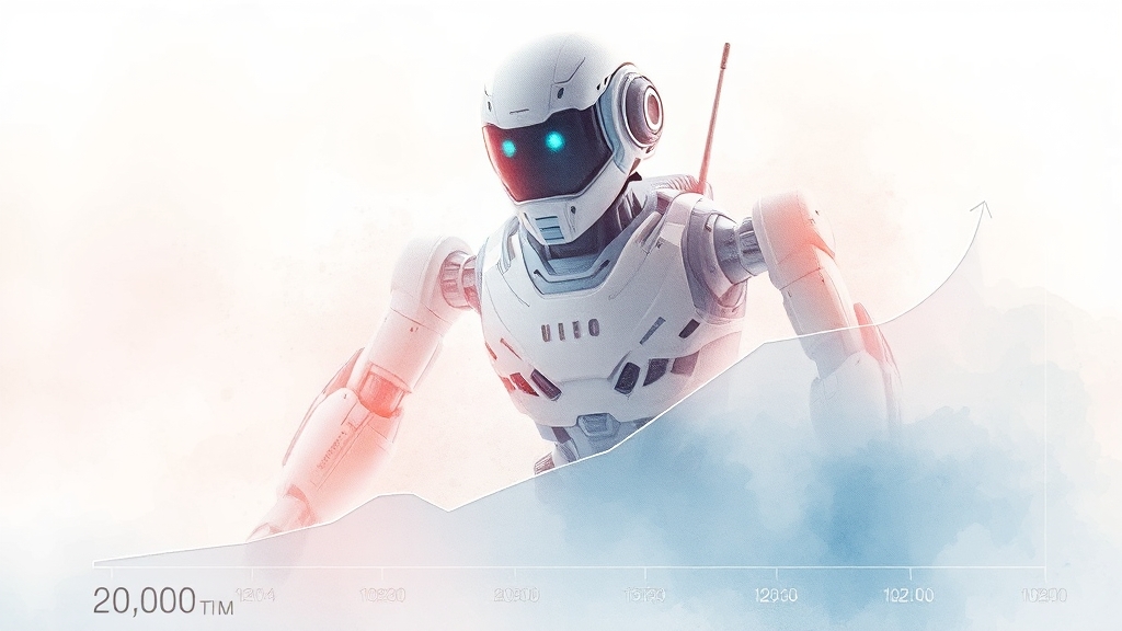 엔젤로보틱스 주가 현황 분석 (watercolor 스타일)