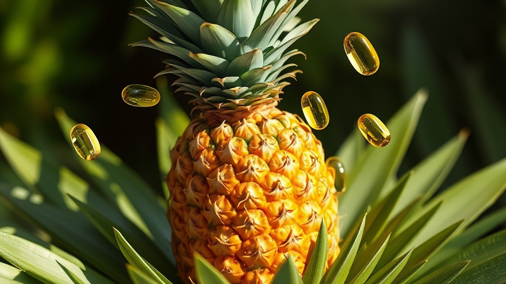 브로멜라인, 무엇일까요? (realistic 스타일)