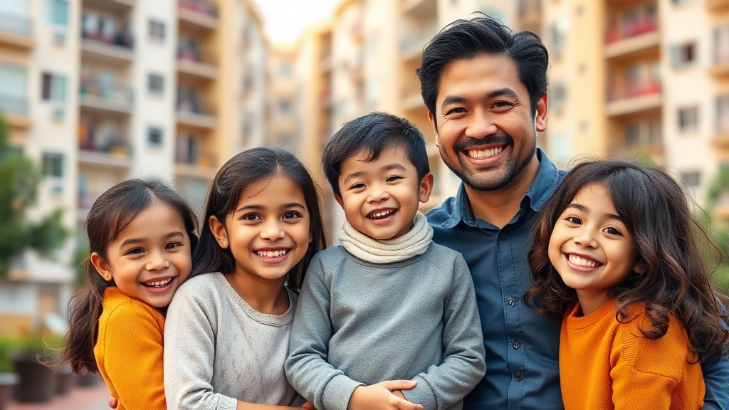 주거 지원 혜택 (공공주택, 청약) (realistic 스타일)