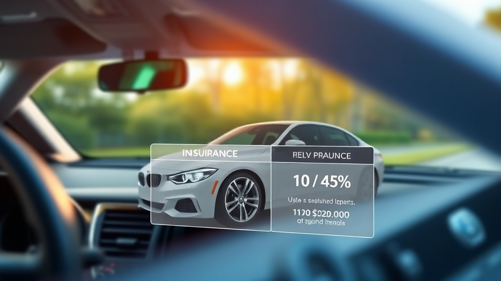 자동차보험료, 어떻게 구성되고 절약할 수 있을까? (realistic 스타일)