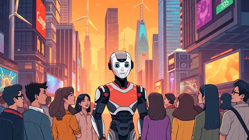 2025 구글 AI 핵심 발표 (cartoon 스타일)