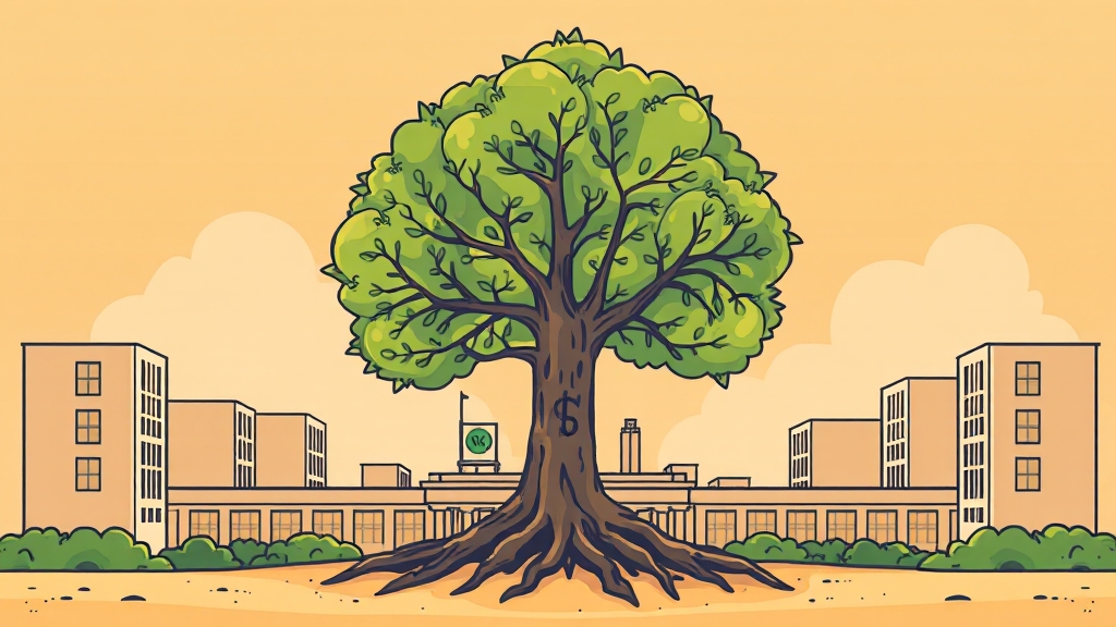 SCHD ETF 주요 특징 및 장점 (illustration 스타일)