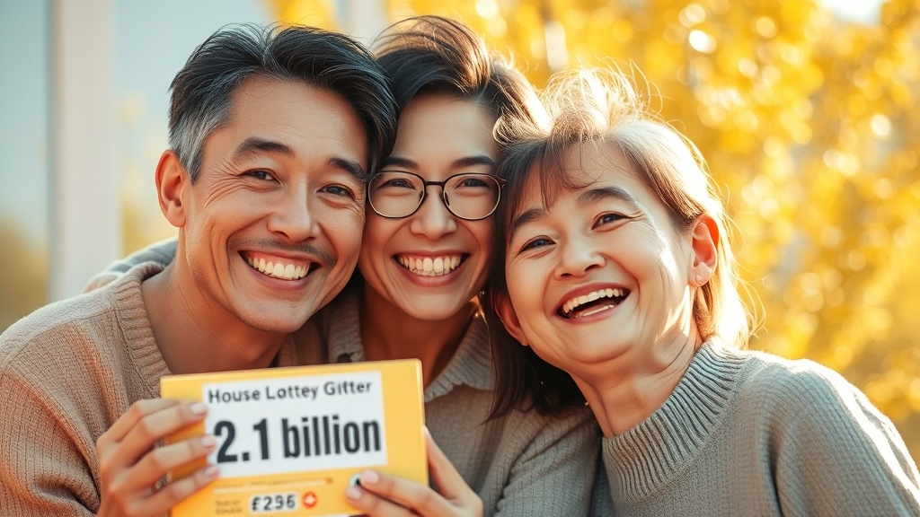 복권 당첨금 사용 계획 및 사례 (realistic 스타일)