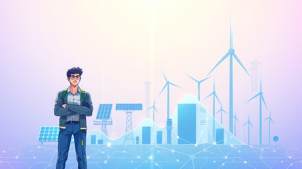 산업 밸류체인 분석 (illustration 스타일)