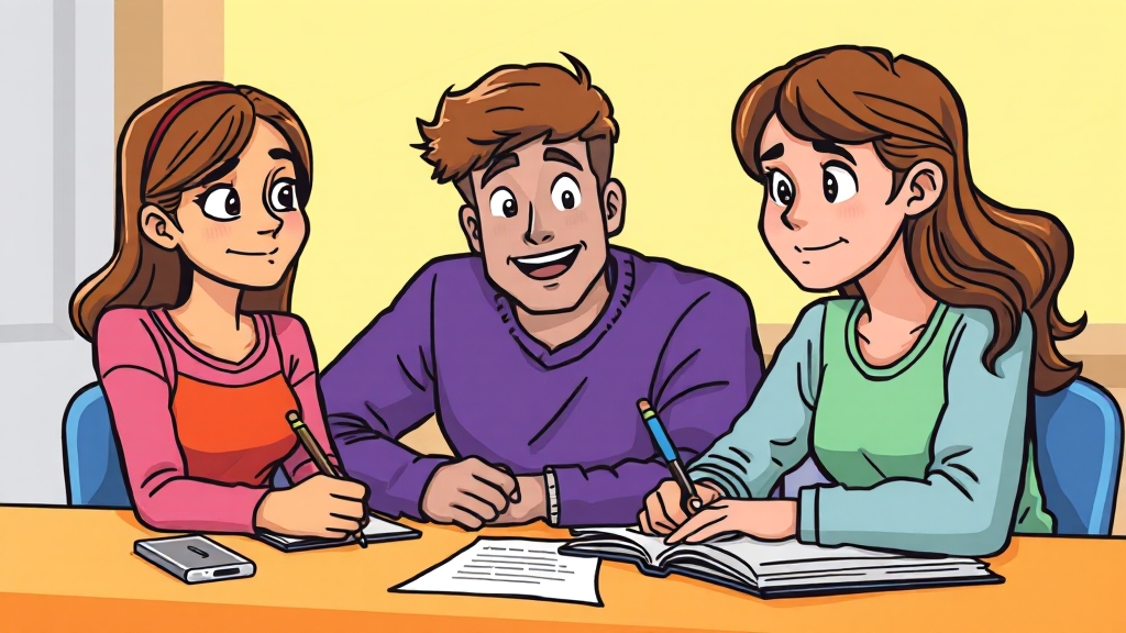 EBS 활용 전략 (cartoon 스타일)