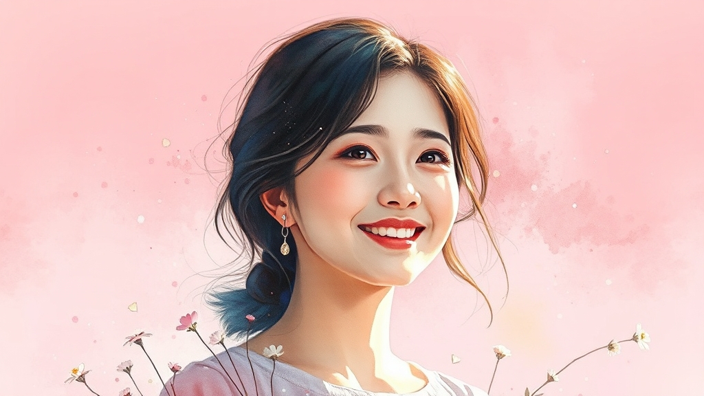 안은진, 다재다능한 활동 (watercolor 스타일)
