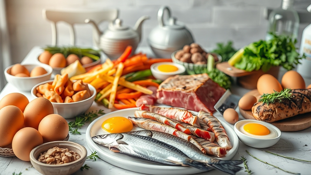 알부민 섭취 방법 (realistic 스타일)