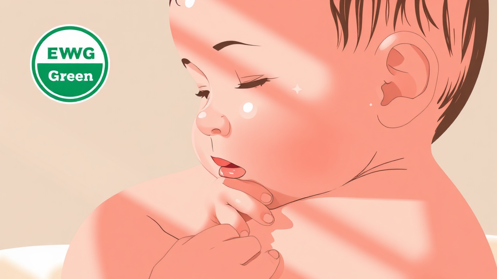 안전한 성분, EWG 그린 등급 (illustration 스타일)