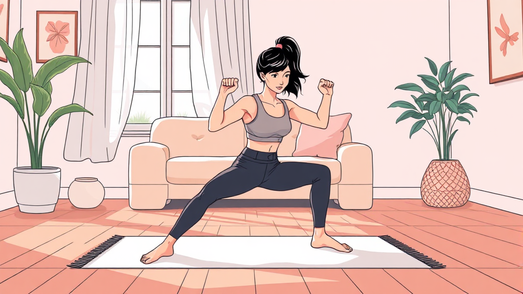 홈트 시작 가이드 (illustration 스타일)