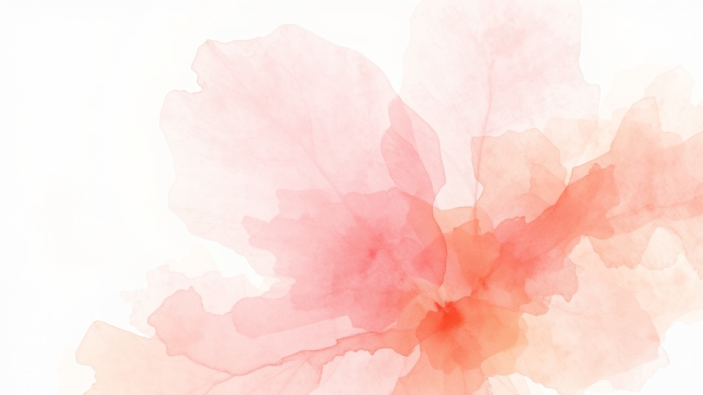 디자인 및 휴대성 (watercolor 스타일)